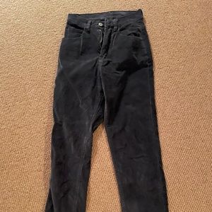Blue corduroy pants